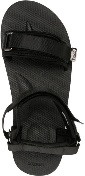 Suicoke Cel-2TH sandalen met gegraveerd logo Zwart
