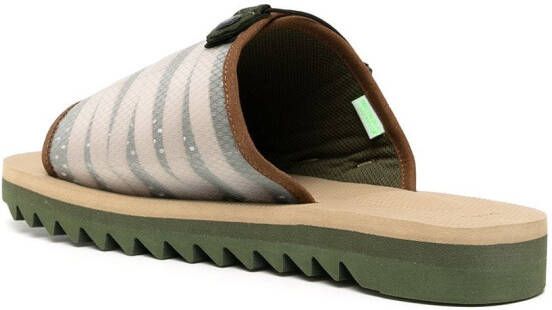 Suicoke Dao-2ab sandalen met geribbelde afwerking Bruin