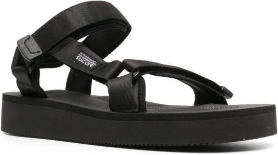 Suicoke DEPA-2PO sandalen met plateauzool Zwart