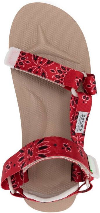 Suicoke DEPA-Cab sandalen met paisley-print Rood