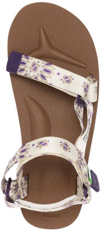 Suicoke DEPA-Cab sandalen met paisley-print Wit