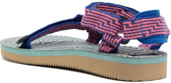 Suicoke DEPA-JC sandalen met jacquard Blauw