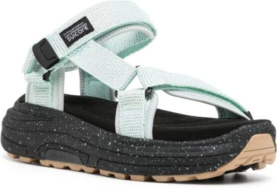 Suicoke Depa Run sandalen met logopatch Groen