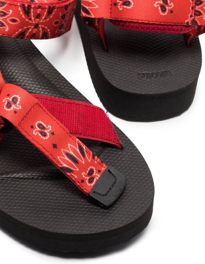 Suicoke DEPA sandalen met bandjes Rood