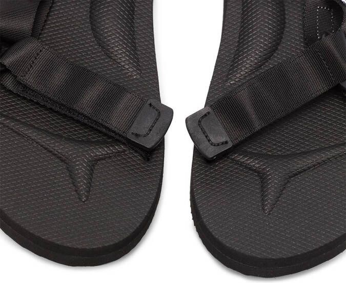 Suicoke Depa sandalen met meerdere bandjes Zwart