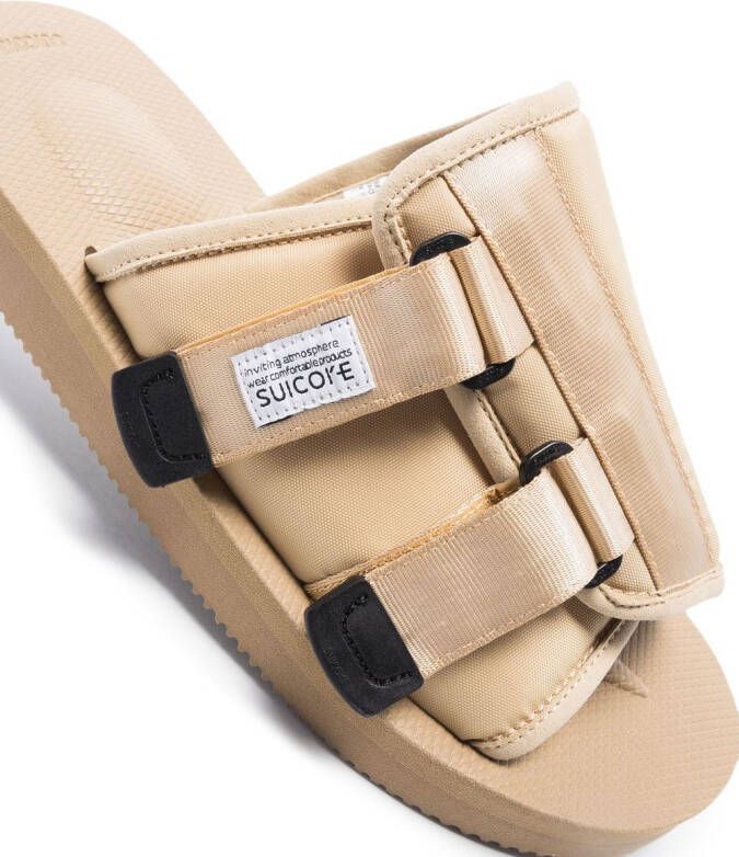 Suicoke KAW-Cab sandalen met klittenband Beige