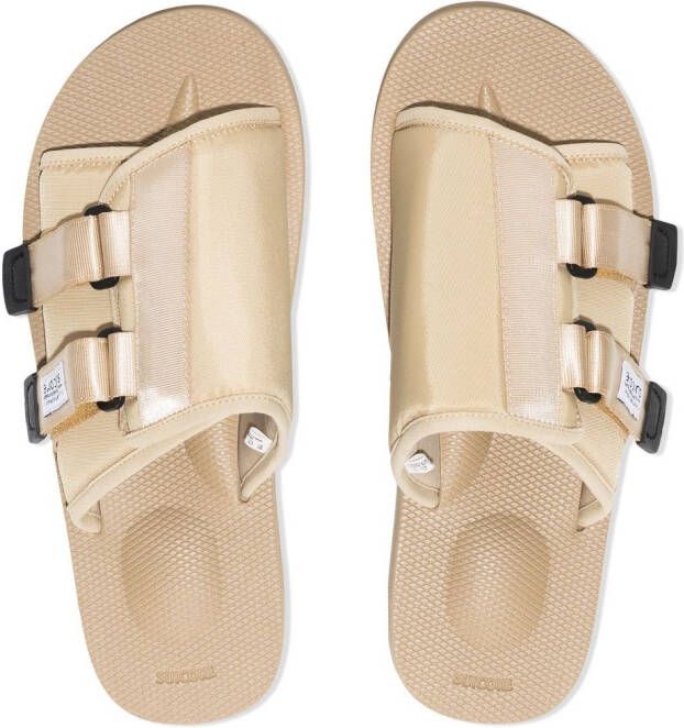 Suicoke KAW-Cab sandalen met klittenband Beige