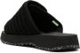 Suicoke Kaw-Shellab slippers met logopatch Zwart - Thumbnail 3