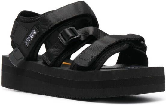 Suicoke Kisee sandalen met open neus Zwart