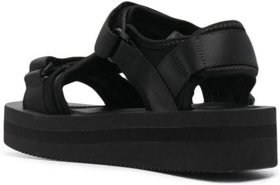 Suicoke Kisee sandalen met open neus Zwart