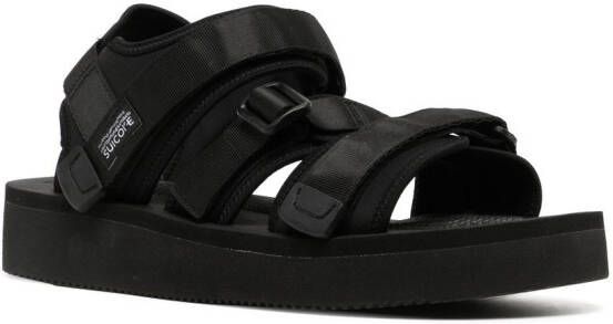 Suicoke Kisee-VPO sandalen met logo Zwart