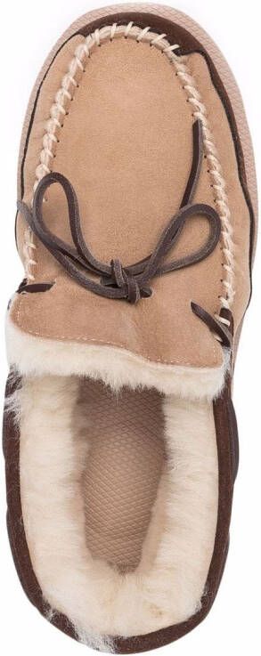 Suicoke Loafers met vlakken Bruin