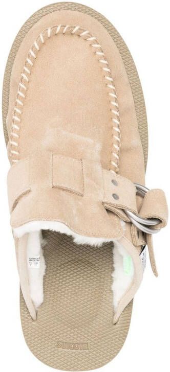 Suicoke Lemi suède loafers Beige