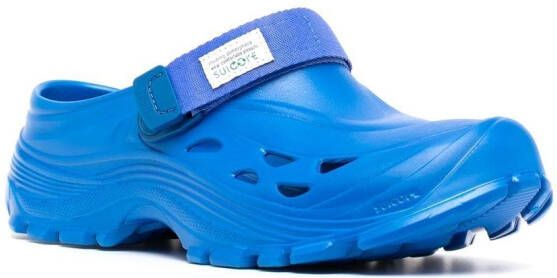 Suicoke MOK muiltjes met klittenband Blauw