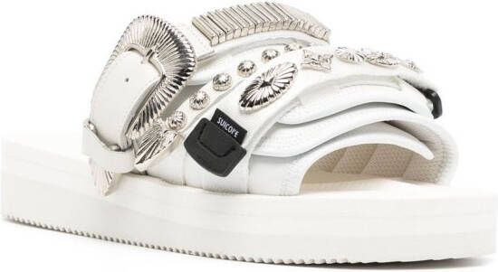 Suicoke MOTO by TOGA verfraaide sandalen Wit