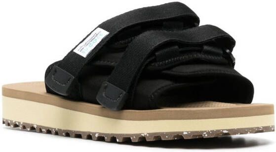 Suicoke Moto-Cab-ECO sandalen met klittenband Zwart