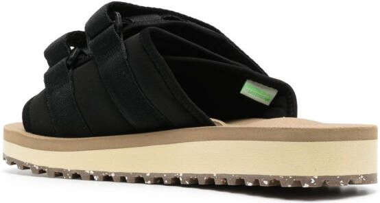 Suicoke Moto-Cab-ECO sandalen met klittenband Zwart