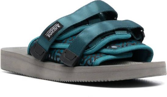 Suicoke Moto-Cab sandalen met klittenband Blauw
