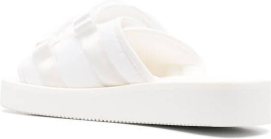 Suicoke MOTO-Po slippers met klittenband Wit