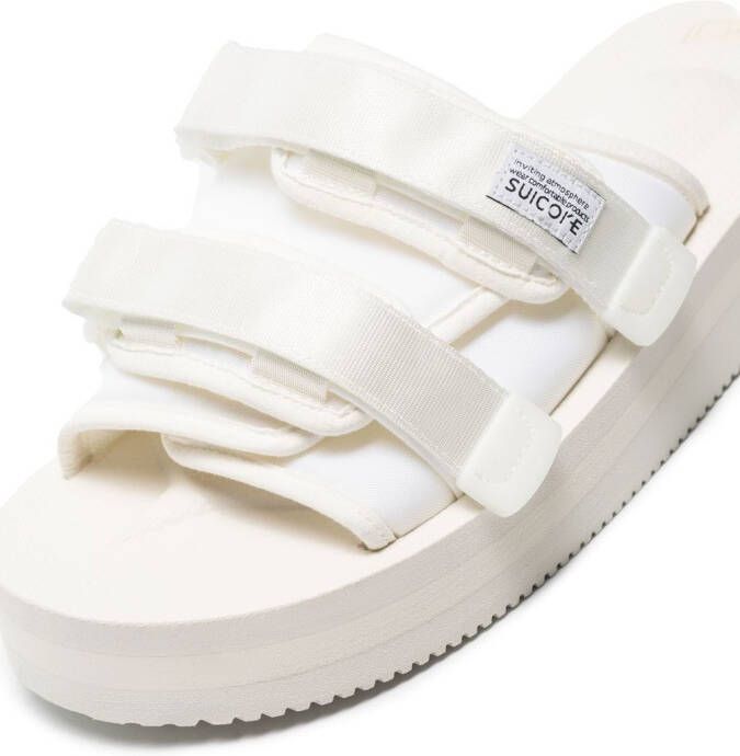 Suicoke MOTO sandalen met dubbele bandjes Wit