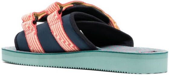 Suicoke Moto sandalen met klittenband Blauw