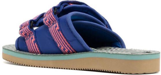 Suicoke Moto sandalen met klittenband Blauw