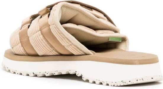 Suicoke Moto-Shellab sandalen met logopatch Beige