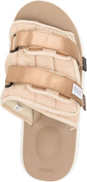 Suicoke Moto-Shellab sandalen met logopatch Beige