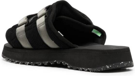 Suicoke Moto-Shellab sandalen met logopatch Zwart
