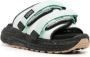 Suicoke Moto slippers met logopatch Blauw - Thumbnail 2