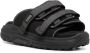 Suicoke Moto slippers met logopatch Zwart - Thumbnail 2