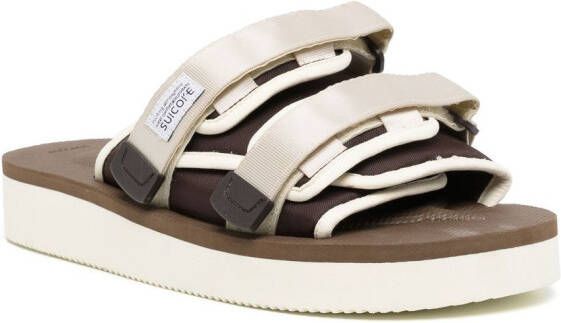 Suicoke MOTO-VPO sandalen met klittenband Bruin