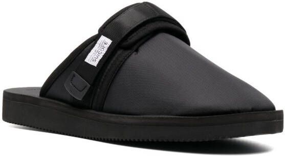 Suicoke Pantoffels met logopatch Zwart