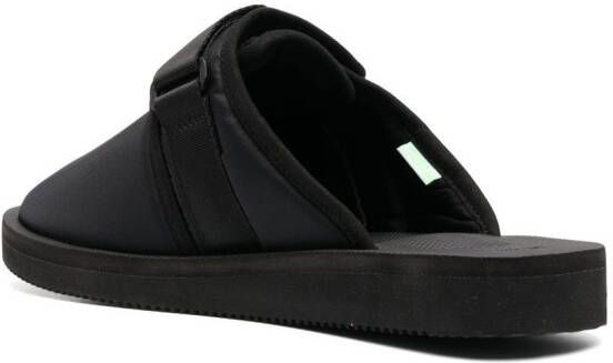 Suicoke Pantoffels met logopatch Zwart