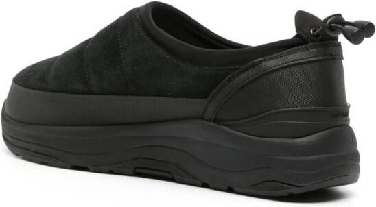 Suicoke Pepper-Sev suède slippers Zwart