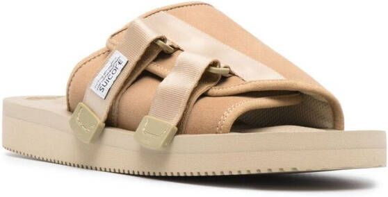 Suicoke Sandalen met klittenband Beige