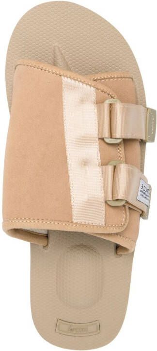 Suicoke Sandalen met klittenband Beige