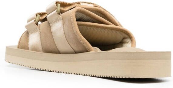 Suicoke Sandalen met klittenband Beige