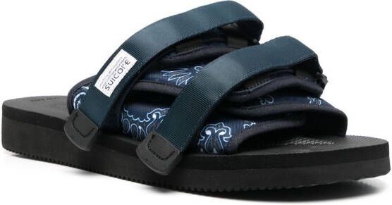 Suicoke Sandalen met klittenband Blauw
