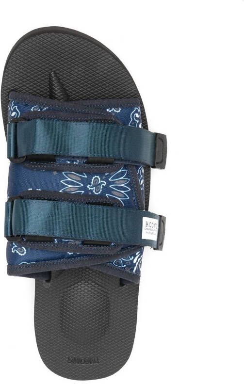Suicoke Sandalen met klittenband Blauw
