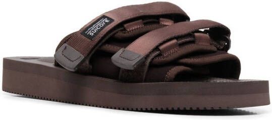 Suicoke Sandalen met klittenband Bruin