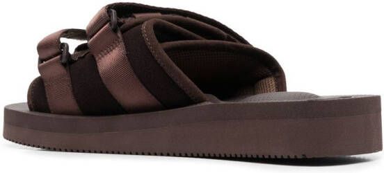 Suicoke Sandalen met klittenband Bruin