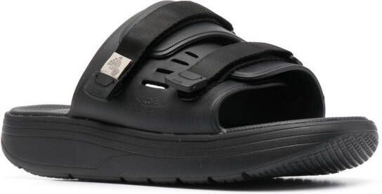 Suicoke Sandalen met klittenband Zwart