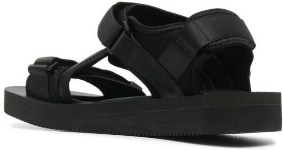 Suicoke Sandalen met klittenband Zwart