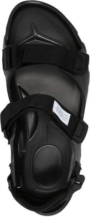 Suicoke Sandalen met klittenband Zwart