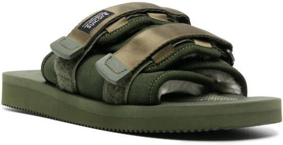 Suicoke Sandalen met logopatch Groen