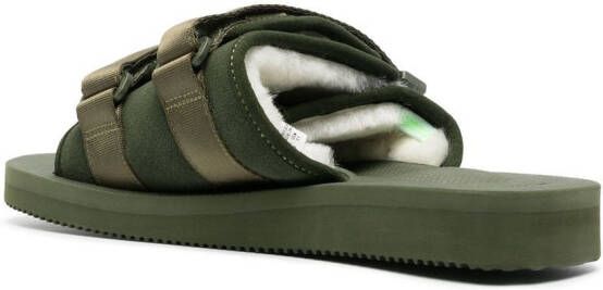 Suicoke Sandalen met logopatch Groen