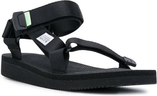 Suicoke Sandalen met open neus Zwart