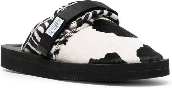 Suicoke Sandalen met print Zwart