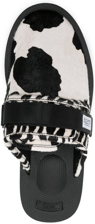 Suicoke Sandalen met print Zwart